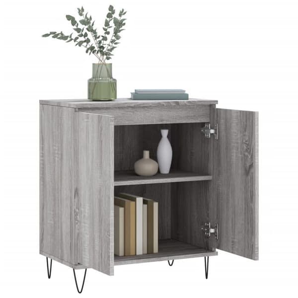 Maison Exclusive - Buffet Sonoma grå 60x35x70 cm Ingenjörsträ
