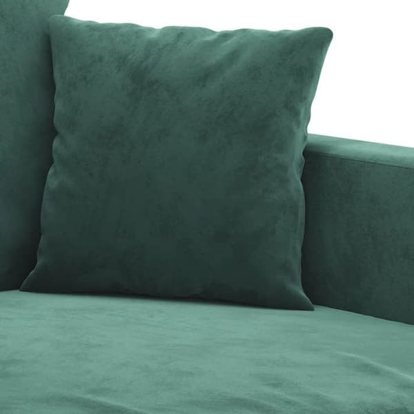 Maison Exclusive - Sæt af 3 sofaer med puder Mørkegrøn Velour