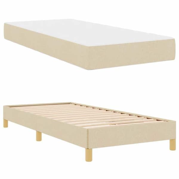 Maison Exclusive - Jousipatja Crème 100 x 200 cm kankaalla Grädde