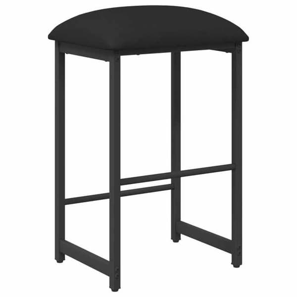 Maison Exclusive - Barstol Sort 40 x 32 x 74 cm Ingeniørtræ Svart