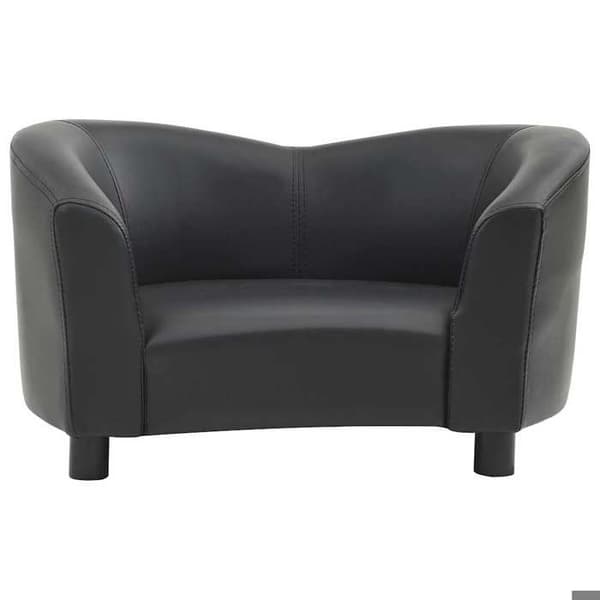 Maison Exclusive - Hundesofa Sort 67x41x39 cm Simililæder Svart
