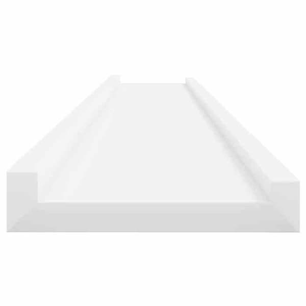 Maison Exclusive - Vägghyllor 2 st Vit 115x9x3 cm