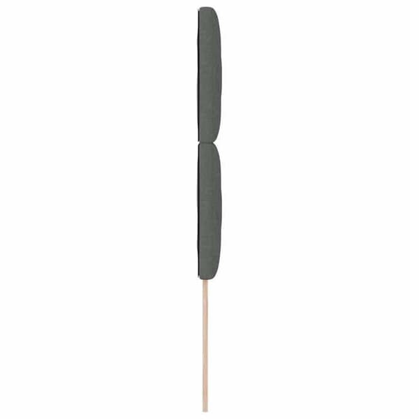 Maison Exclusive - Tummanharmaa pääty 90 cm kangas Mörkgrå