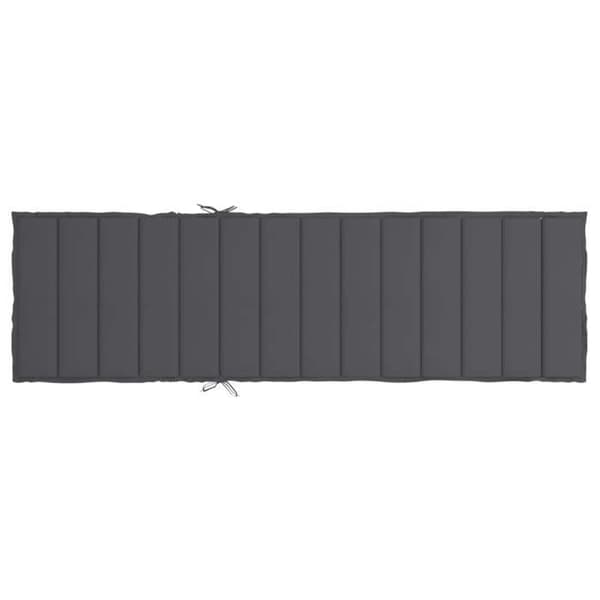 Maison Exclusive - Stolar med långsittande kuddar Oxford tyg (100% polyester) antracit