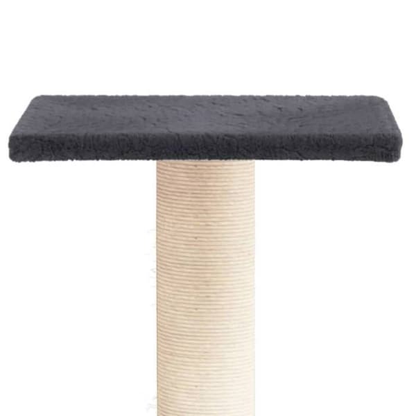 Maison Exclusive - Kattträd med plattform mörkgrå 38 cm mörkgrå