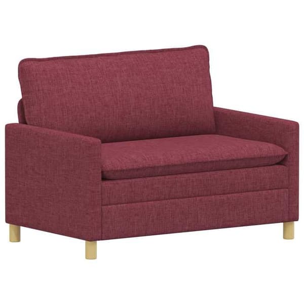 Maison Exclusive - Soffa Bordeaux 126 x 81 x 87,5 cm Tyg