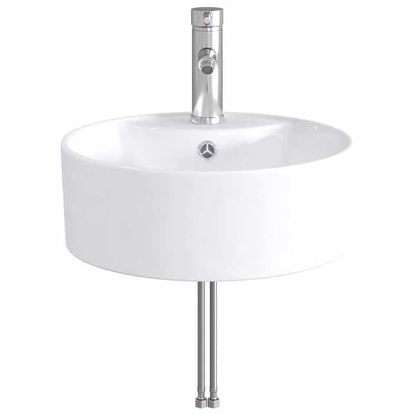 Vask - EKSKLUSIV HUS - 40,5x40,5x15 cm - Krom - Holdbart metal - Hurtig dræning Krom