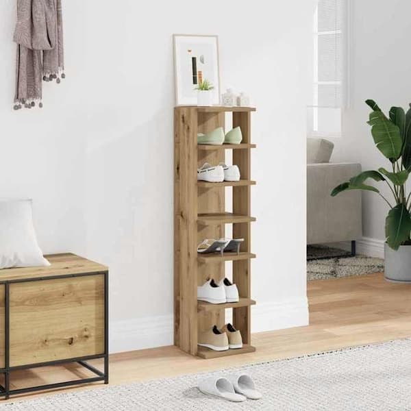 Maison Exclusive - Skoskab i egetræ, håndlavet af ingeniørtræ