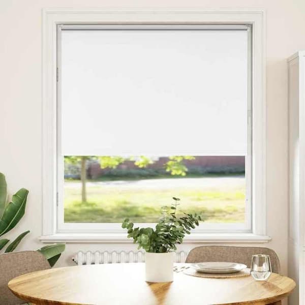 Maison Exclusive - Rullgardin med mörkläggande tygbredd 85,7 cm polyester