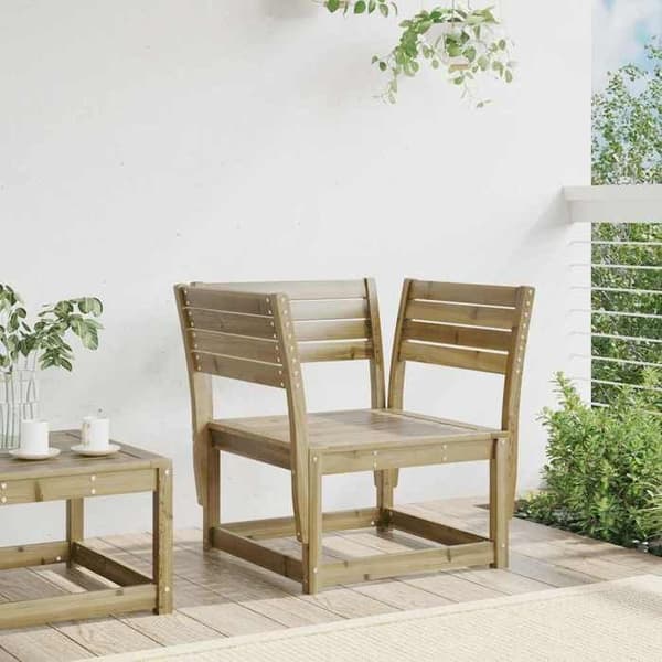 Maison Exclusive - Trädgårdsstol i tryckimpregnerad furu