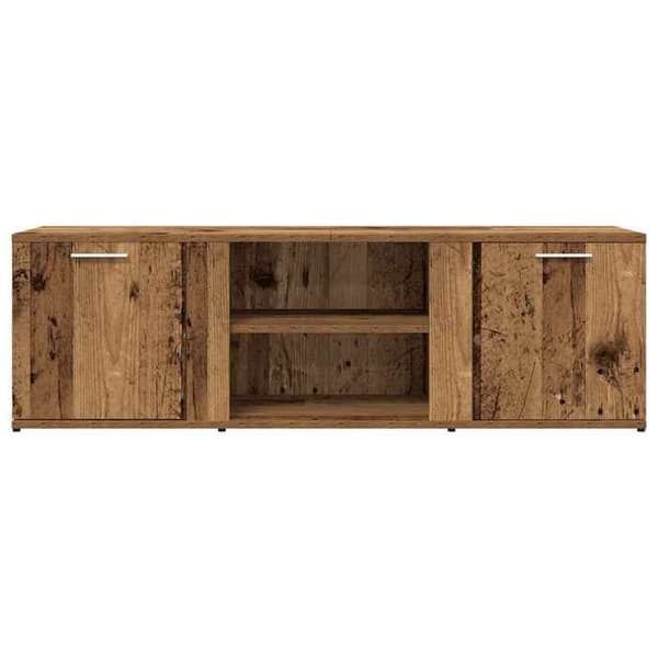 Maison Exclusive - TV-möbel gammalt trä 120x34x37 cm ingenjörsträ