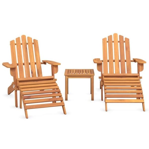 Maison Exclusive - Adirondack havemøbel sæt 3 dele i solid akacietræ