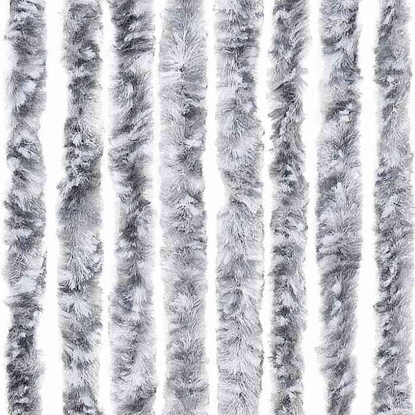 Maison Exclusive - Hvid og grå myggenet 56x185 cm Chenille
