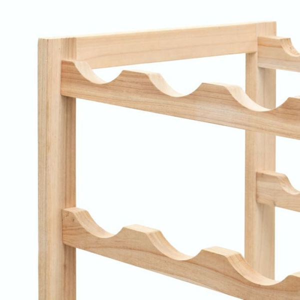 Pulloteline - Eksklusiivinen koti - Massiivinen setripuu - 57,5x28x102 cm - 48 pulloa