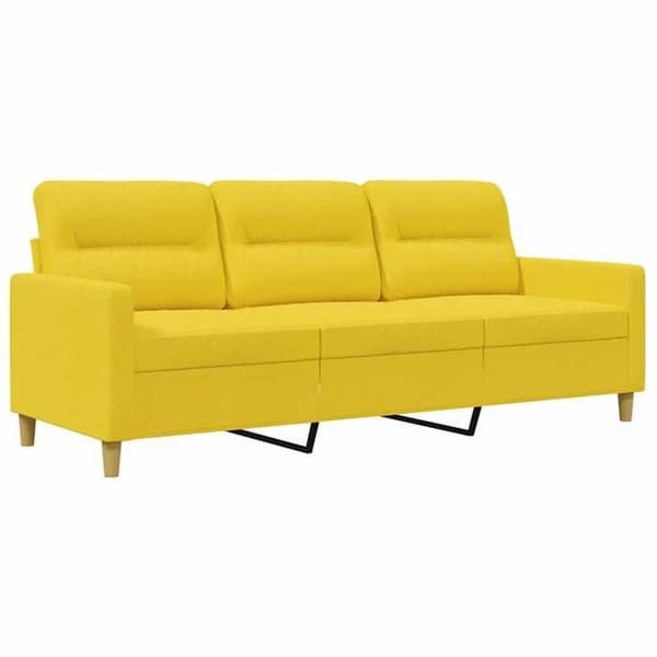 Maison Exclusive - 3-personers Sofa Lys Gul 180 cm Stof