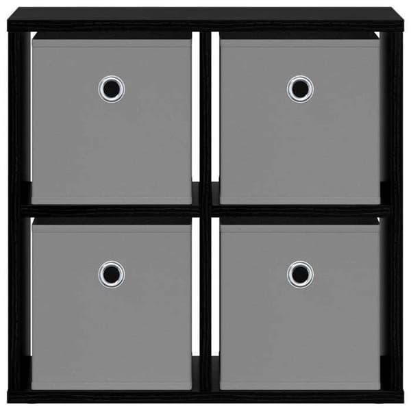 Maison Exclusive - Buffet Sort egetræ 49,5 x 22 x 47 cm