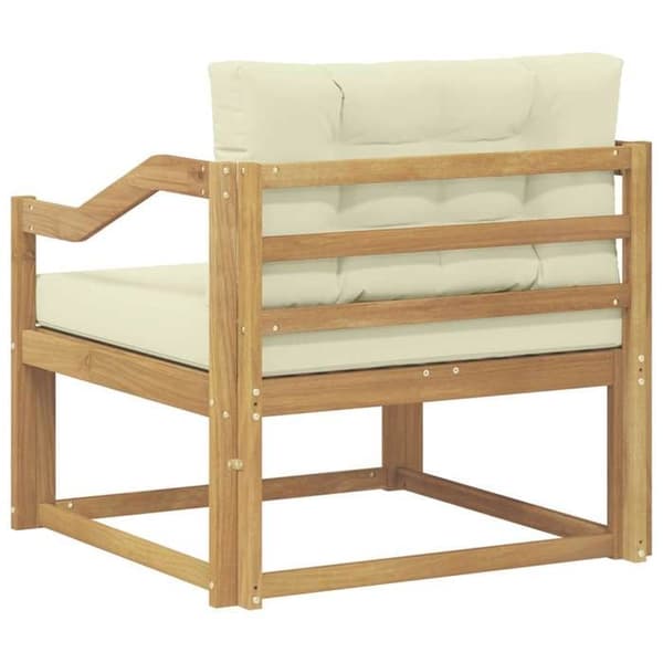Maison Exclusive - Utomhussoffa i vit polyester