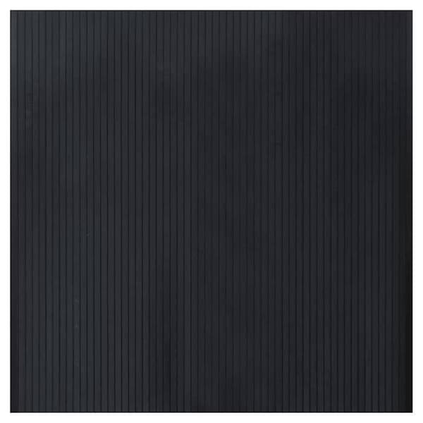 Maison Exclusive - Musta suorakulmainen matto 100x100 cm bambusta