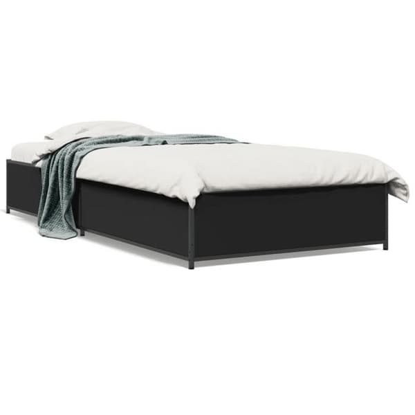 Maison Exclusive - Sengestel uden madras sort 75x190 cm Svart