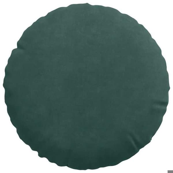 Maison Exclusive - Sittkuddar 2 st Sammet Mörkgrön Ø30 x 13 cm Mörkgrön