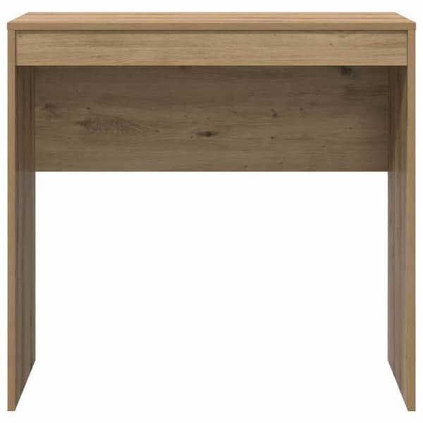 Maison Exclusive - Håndlavet egetræskontor 80 x 40 x 76 cm Ek