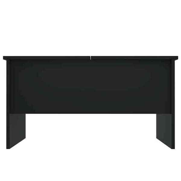 Maison Exclusive - Sort sofabord 80x50x42,5 cm i ingeniørtræ