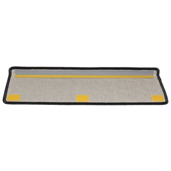 Maison Exclusive - Trappe tæppe 15 dele 65 x 21 x 4 cm Antracit Rektangulær kant antracit