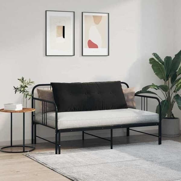 Maison Exclusive - Rygpude Sort 120 x 50 cm Velour