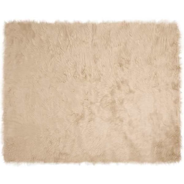 Tæppe - EKSKLUSIVT HUS - TAFALLA - Beige - 200 x 280 cm - Polyester beige