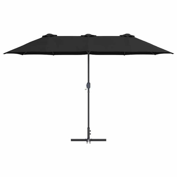 Maison Exclusive - Haveparasol 370 x 197 x 239 cm Polyester og Aluminium