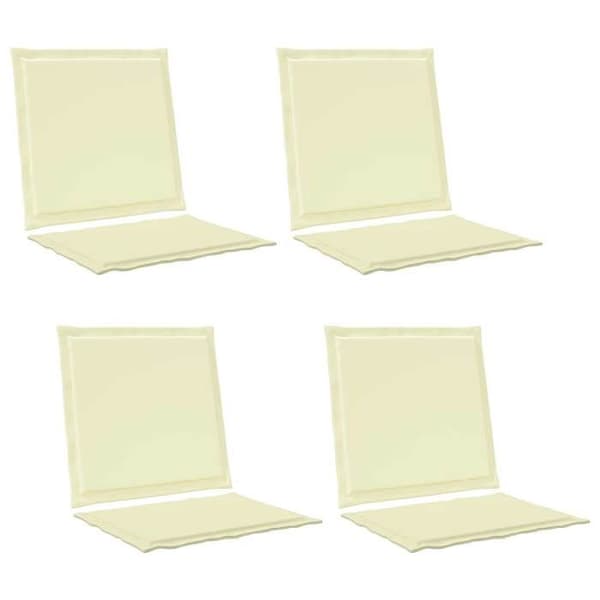 Maison Exclusive - Sitt- och ryggkuddar Polyester Kräm 47 x 45 x 2 cm