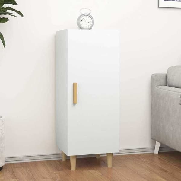 Maison Exclusive - Buffet Hvid 34,5x34x90 cm Ingeniørtræ