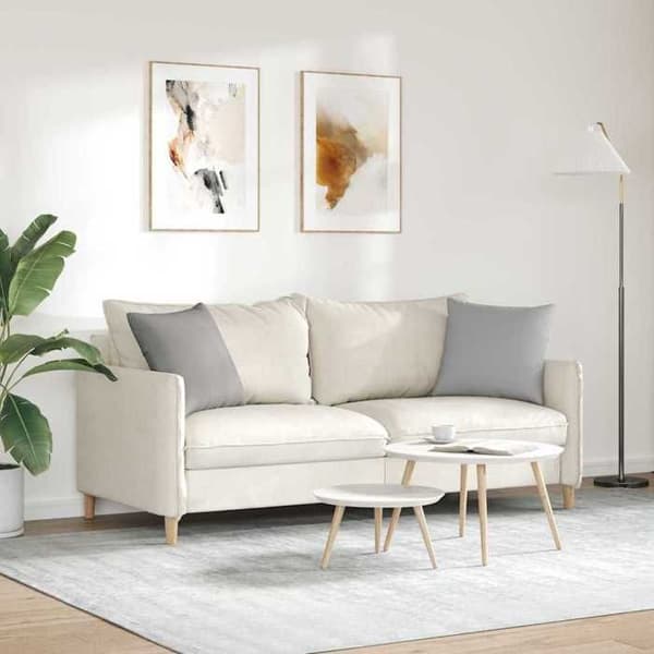 Soffkuddar - EXKLUSIVT HEM - 45 x 45 cm (2-pack) - Molngrå - Avtagbar - Polyester Molngrå