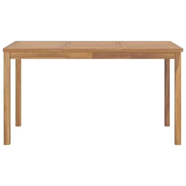 Maison Exclusive - Trädgårds matbord 140x80x77 cm i solid teakträ