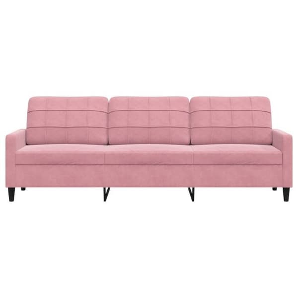 Maison Exclusive - 3-personers sofa i rosa 210 cm velour