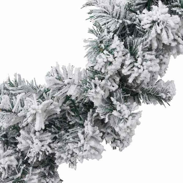 Maison Exclusive - Juleguirlande med LED-lys Grøn 5 m PVC