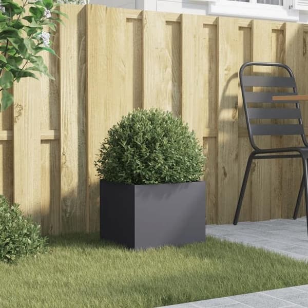 Maison Exclusive - Jardinière antracit 32x30x29 cm stål
