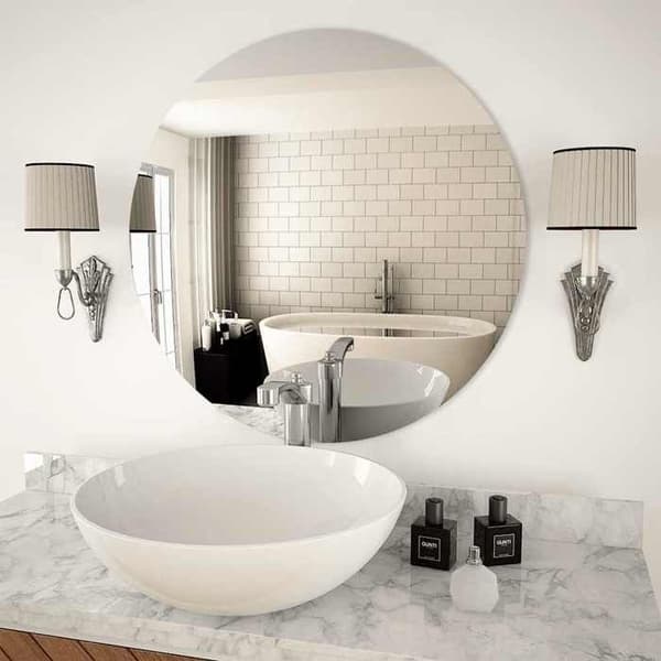 Maison Exclusive - Pyöreä seinäpeili 70 cm Lasia