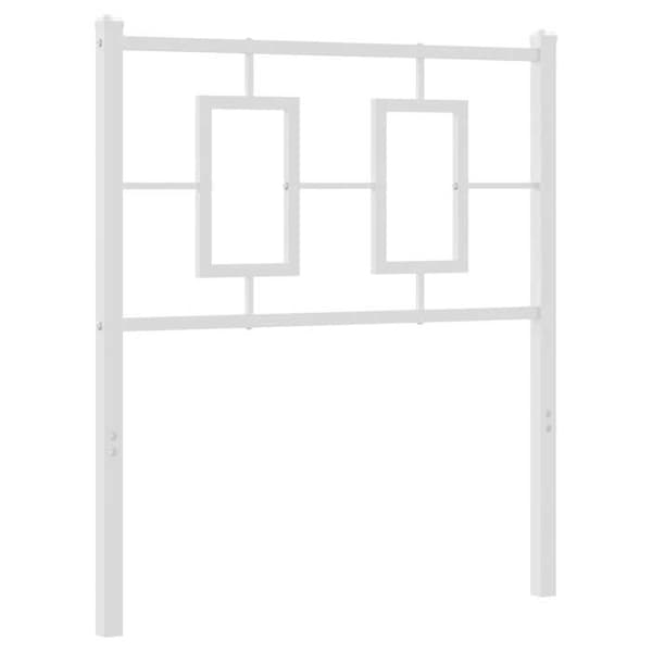 Maison Exclusive - Erstatnings hovedgærde metal hvid 75 cm
