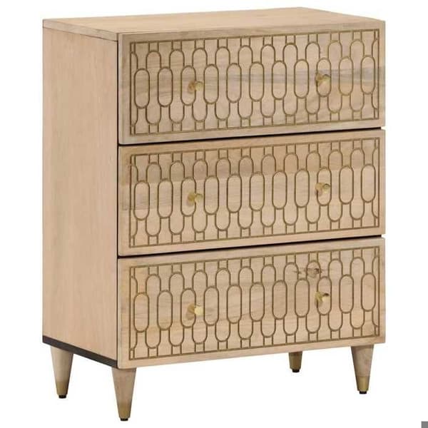 Maison Exclusive - Sidoarmar 60x33x75 cm massiv mangoträ