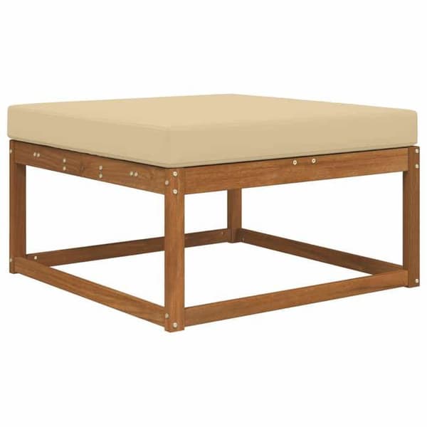 Maison Exclusive - Ulkokäyttöön tarkoitettu polyesterinen sohvatyyny beige 80 x 80 cm beige