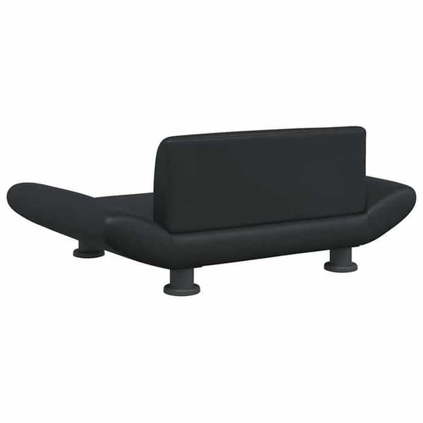 Maison Exclusive - Sort hundeseng 70x45x28 cm i kunstlæder Svart