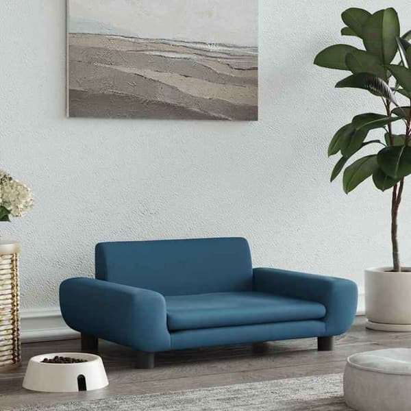 Maison Exclusive - Hundsäng blå 70x45x33 cm sammet Blå