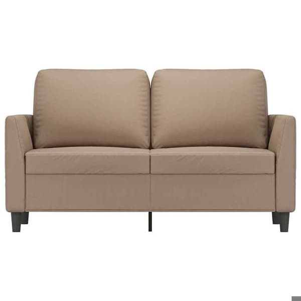 Maison Exclusive - 2-personers sofa Cappuccino 120 cm Kunstlæder