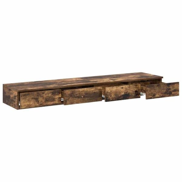 Maison Exclusive - Sengekasser Røget eg 160 x 36,5 x 16,5 cm