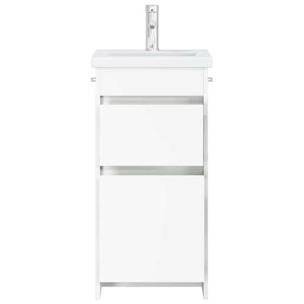 Maison Exclusive - Badrumsmöbel med vit handfat 42 x 40 x 84,5 cm