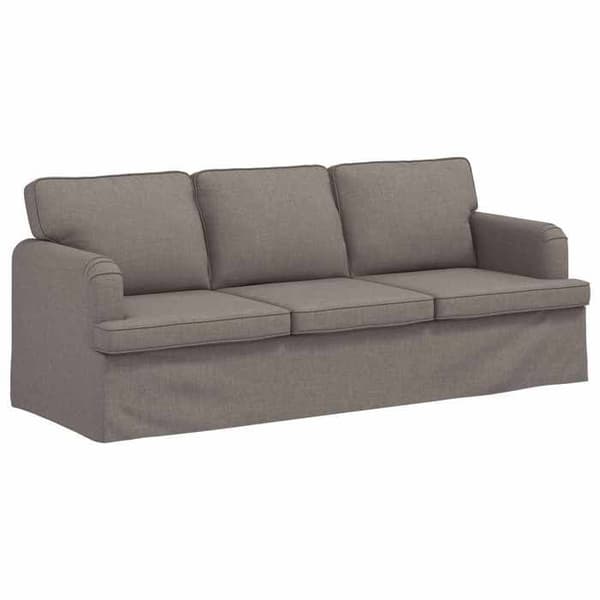 Maison Exclusive - 2-delars soffset i taupe tyg