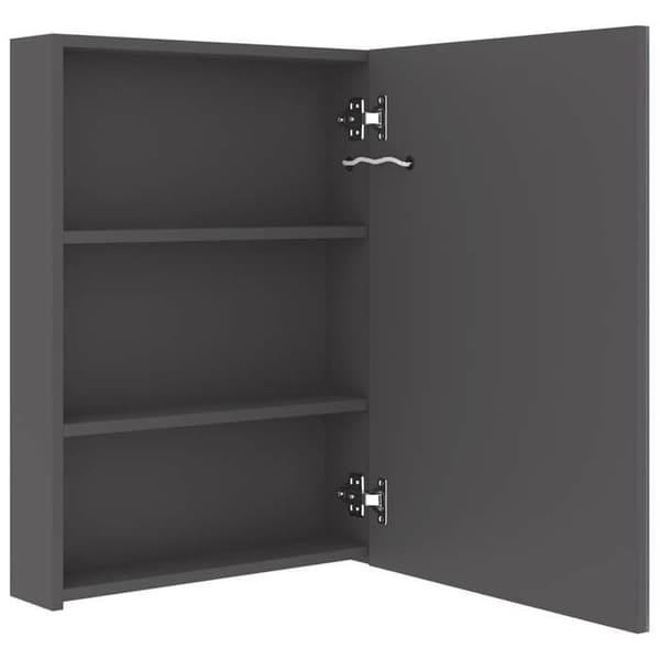 Maison Exclusive - LED-peilikaappi harmaa 50x13x70 cm