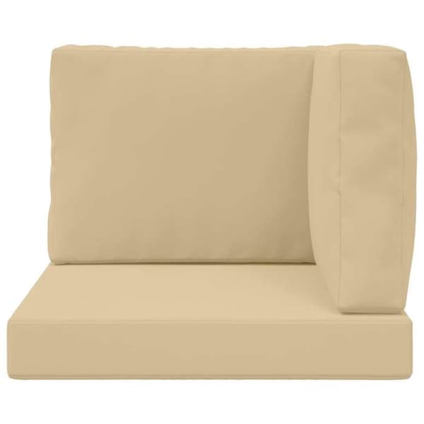 Maison Exclusive - Ulkokäyttöön tarkoitettu polyesterinen sohvatyyny beige 60 x 60 cm beige