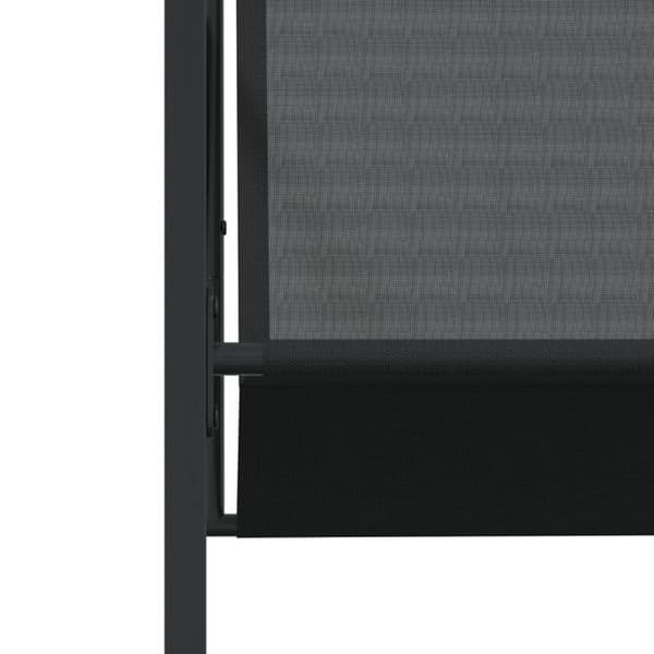 Maison Exclusive - Trädgårdsset 9 delar svart textilén